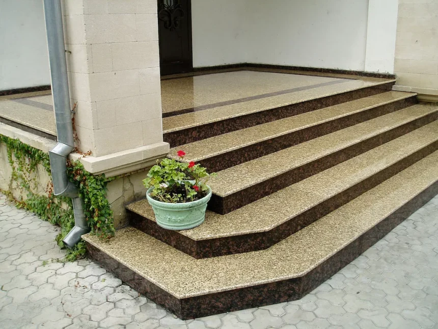 granite stairs design