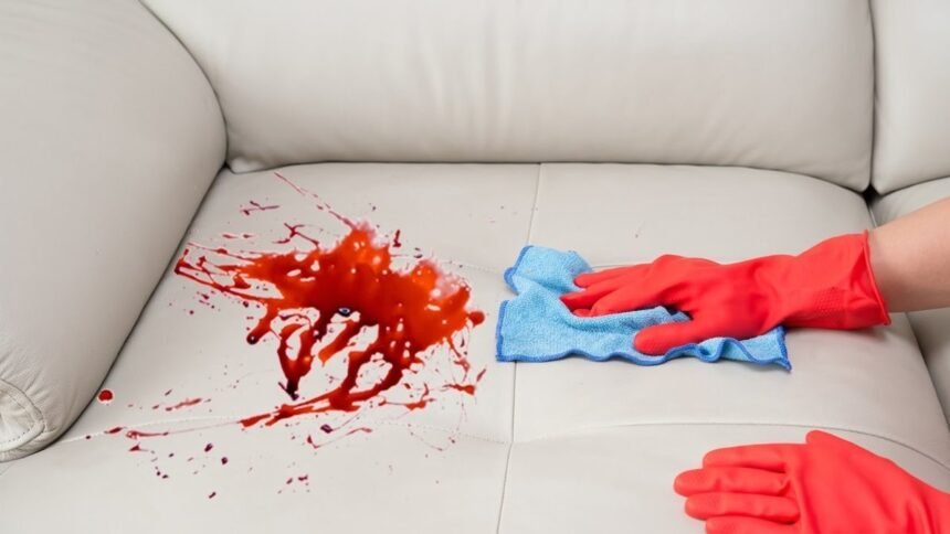 how to get blood stains out of sheets