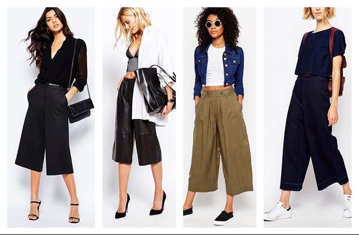 how to wear wide leg cropped pants