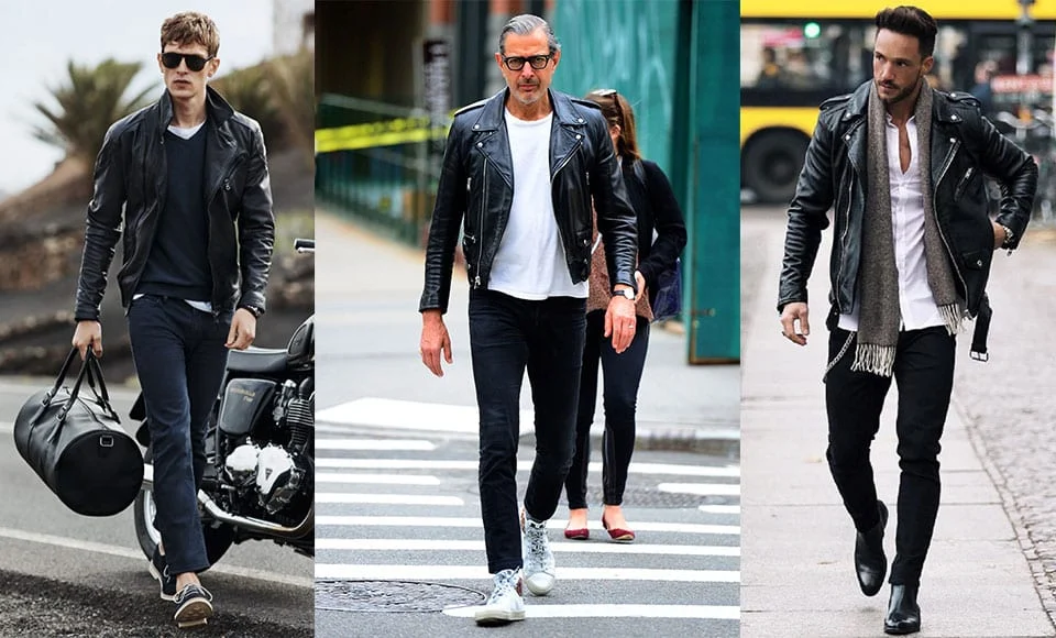 10 best outfit options for how to wear a leather jacket