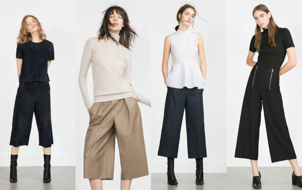 10 effective ideas for how to wear wide leg cropped pants