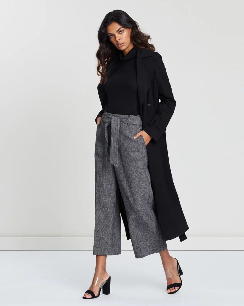 10 effective ideas for how to wear wide leg cropped pants