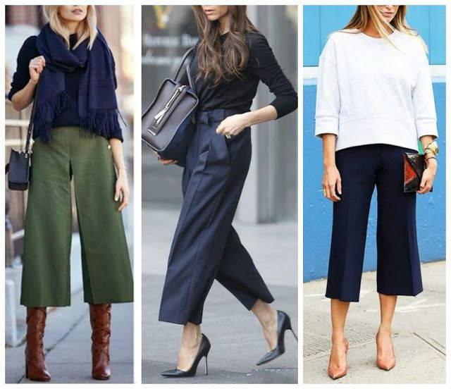 10 effective ideas for how to wear wide leg cropped pants