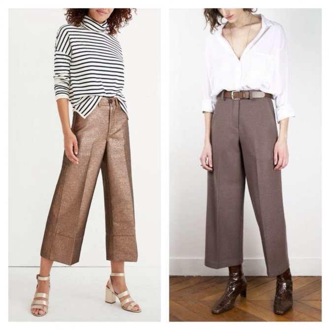 how to wear wide leg cropped pants